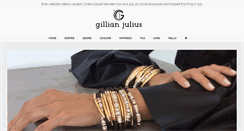 Desktop Screenshot of gillianjulius.com